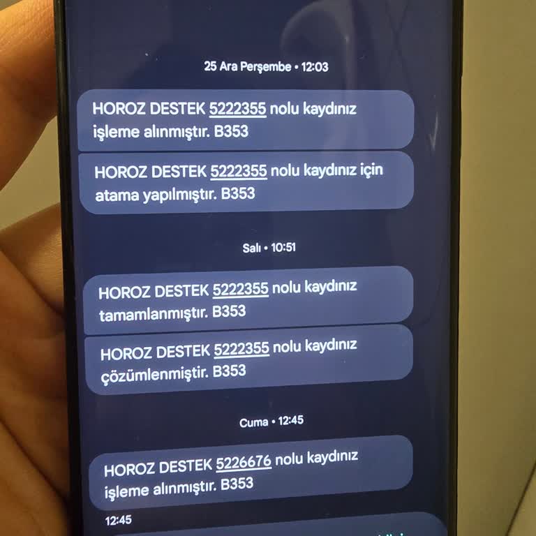 Horoz Lojistik Teslimatında Adres Yetersiz Gerekçesiyle Ürünüm Teslim Edilmedi