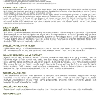 Doğa Sigorta Kasko Poliçesi İptalinde Yanıltıcı Bilgilendirme