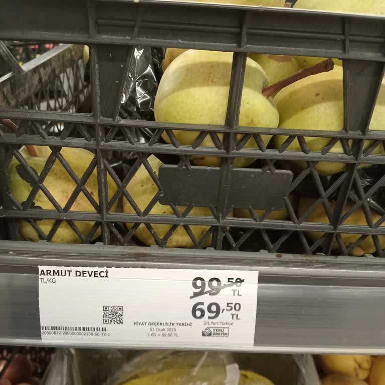 A101 Deveci Armudu 69,95 TL Olmalı, 99,50 TL Olarak Faturalandırıldı Ve Personel İlgisiz Davrandı