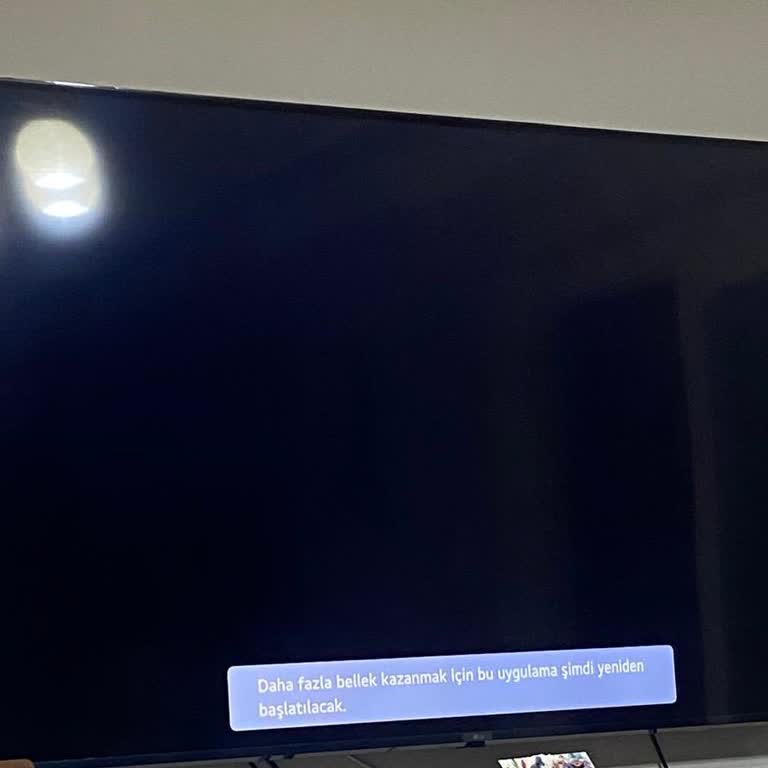 LG 65 İnç TV Sürekli Kapanıyor Ve Bellek Uyarısı Veriyor, Ücret İadesi Talep Ediyorum