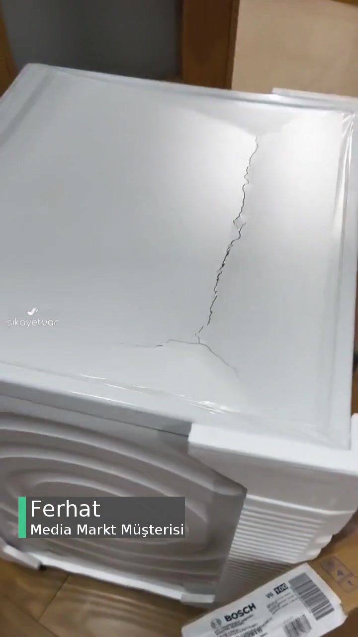 Media Markt Bosch Çamaşır Makinesi Defolu Geldi! videonun kapak resmi