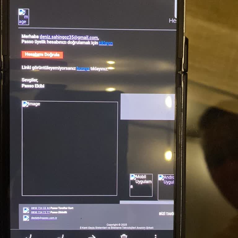 Passolig Uygulamasında Mail Onayı Hatası Nedeniyle Giriş Yapılamıyor