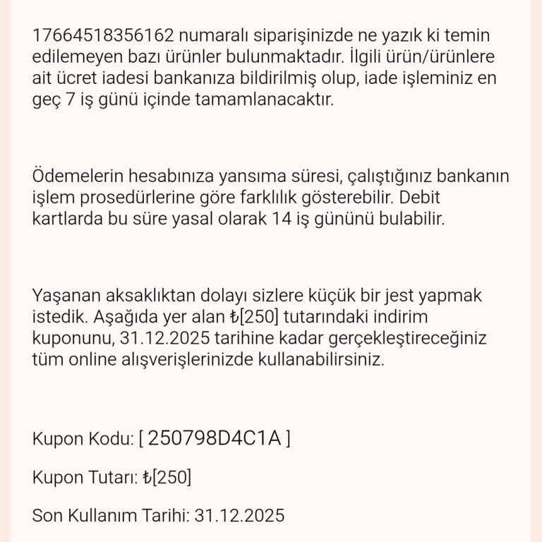 Stokta Görünen Nike Ayakkabı İptal Edildi Ve Kargo Ücreti Kesildi