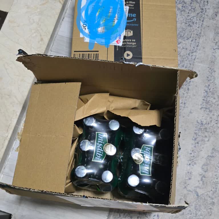 Amazon Siparişimde 72 Adet Maden Suyu Eksik Ve Kargo Teslimatı Sorunu