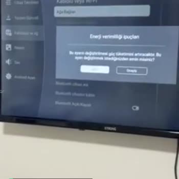 Strong Televizyon Wi-Fi Ekranına Ulaşamıyorum!