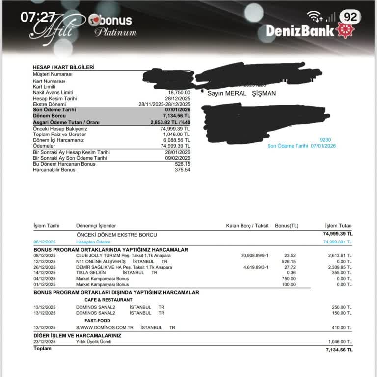 Dominos Mobil Cüzdanına Yüklenen 400 TL Geri Ödeme Alınamadı