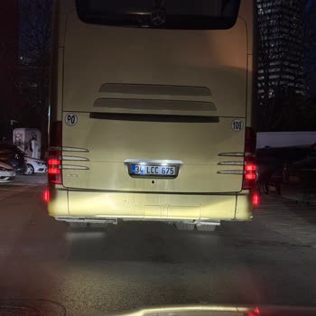 Altur Personel Servisinin Şoförünün Tehlikeli Sürüşü