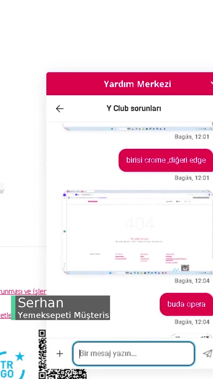 Yemeksepeti Yeclub Sayfası Açılmıyor! videonun kapak resmi