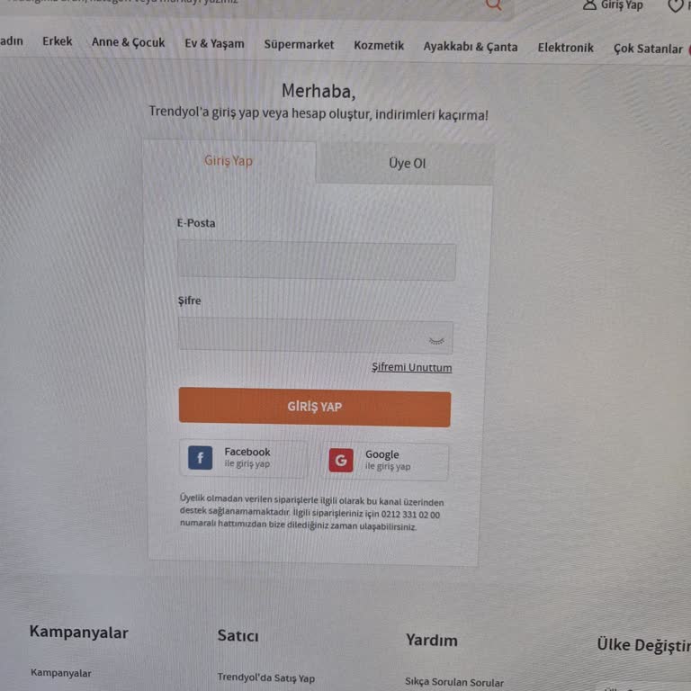 Hesaba Giriş Yapılamıyor, Destek Alamıyor Acil Çözüm Talebi