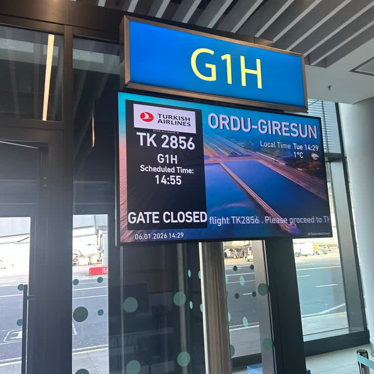 THY Saatinden Önce Kapıyı Kapattı, Mağduriyet Yaşandı