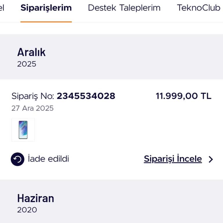 Teknosa’da Stokta Olmayan Telefon Satışı Ve Geciken Ödeme İadesi
