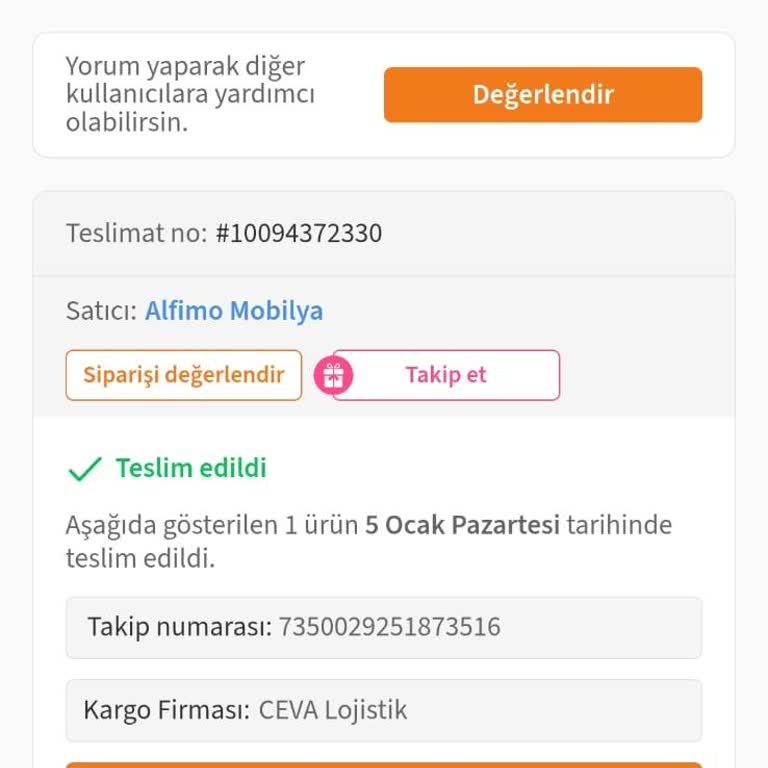 Trendyol'da Teslim Edilmediği Görünen Sipariş İçin İade Talebi