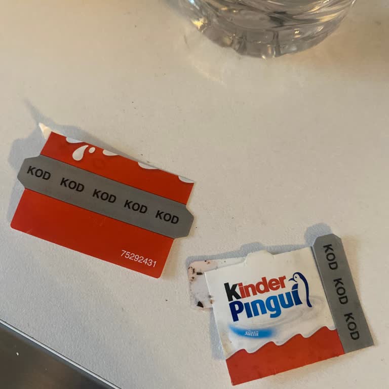 Kinder Üçlü Süt Dilimi Ambalajındaki Kodların Amacı Ve Kullanım Şekli Açıklanmalı