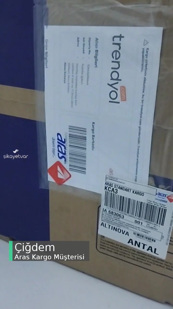 Aras Kargo Ürünüm Açık Bir Şekilde Bırakıldı videonun kapak resmi