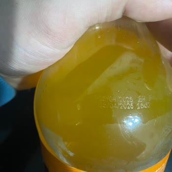 Sarıyer Gazoz Şişesinde Koyu Renkli Yabancı Madde Tespiti