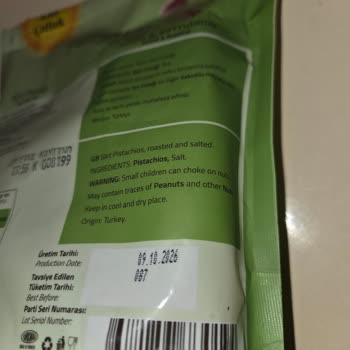 Migros Siirt Fıstığının İçinde Büyük Taş Bulunması