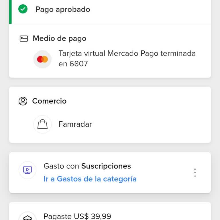FamRadar, aplicación no funciona como esperaba, solicito reembolso