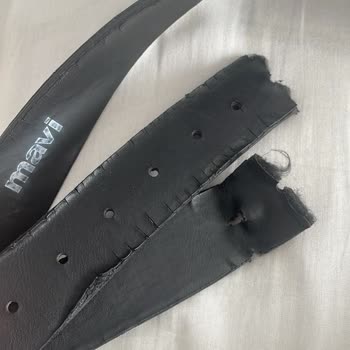 Mavi Şubesinden Aldığım Kemer Kısa Sürede Ayrıldı, Değişim Talebi