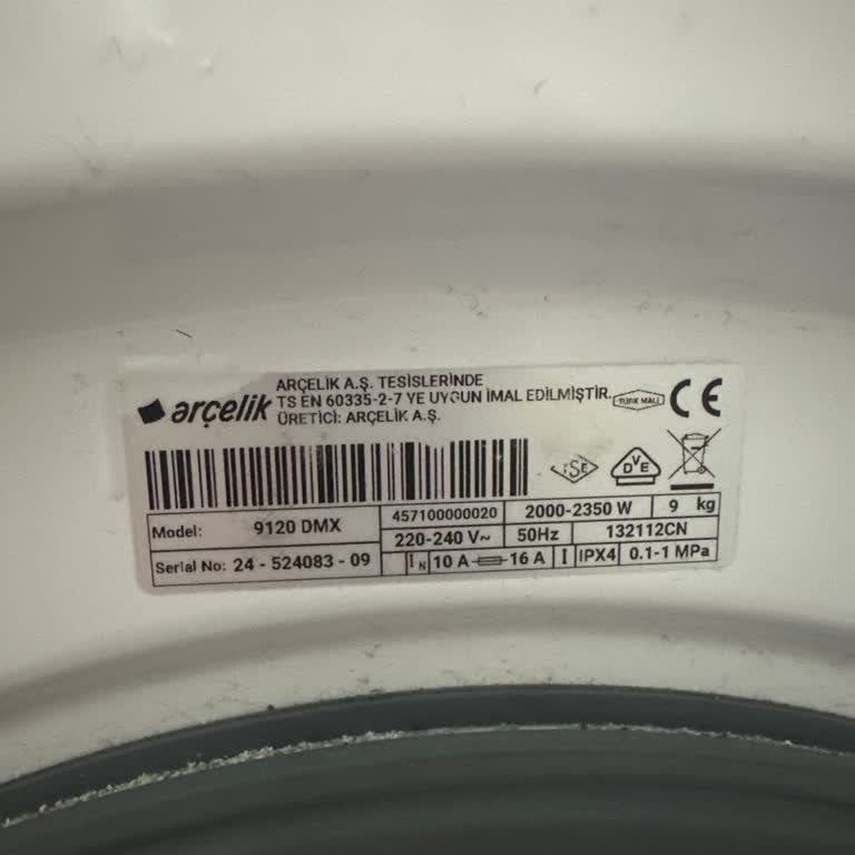 Arçelik Çamaşır Makinesinin Sıkma Sorunu Tekrarlıyor, Ürün Değişimi İsteniyor