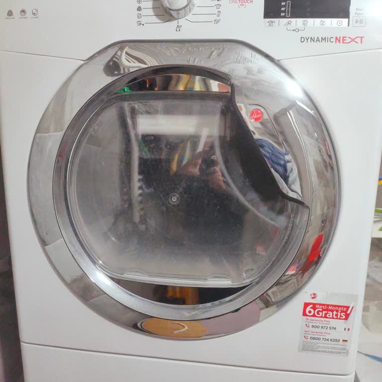 Hoover Kurutma Makinesinde 6 Yıllık Garanti Etiketi Görünmüyor, Sistem 3 Yıl Gösteriyor