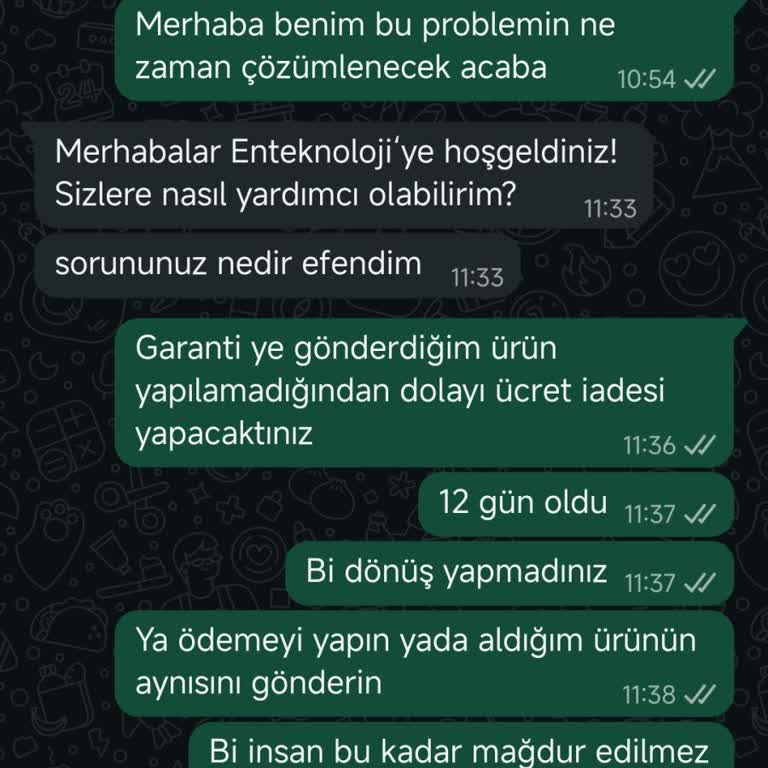 Garanti Servisi Sonrası 2.680 TL İade Edilmedi