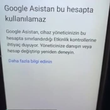 Google Hesaba Samsung Telefondan Giriş Yapamıyorum!
