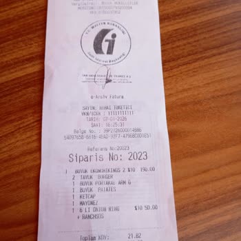 Tabeladaki Soğan Halkası Fiyatı İle Kasadaki Ücret Arasındaki Uyumsuzluk