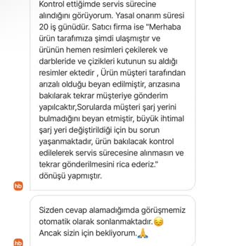 Hepsiburada’nın Kutu Su Aldı İddiası Müşterinin Şarj Sorununu Gözardı Etmesi