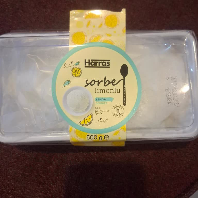 Harras Limonlu Sorbe İçin Beklenmedik Tat Ve Güven Sorunu