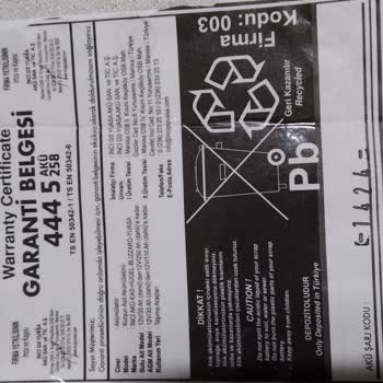 Garanti Kapsamında Akü Değişimi İçin Hızlı Çözüm Talebi