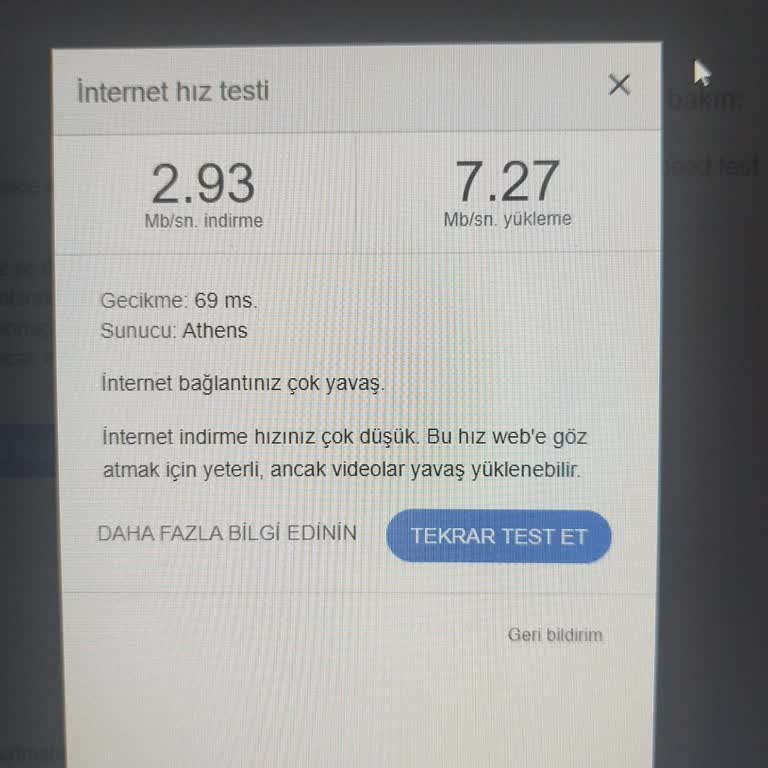 2500 TL Ek Masraf Sonra 100 Mbps Sözümüz 5 Mbps Altına Düşüyor