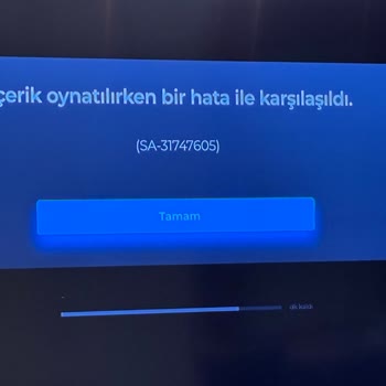 Smart TV Uygulamasında Maç İzleme Sorunu Ve Sürekli Hata Kodu