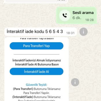 Sipariş Gönderilmedi, İade İçin Tekrar Havale Talep Edildi
