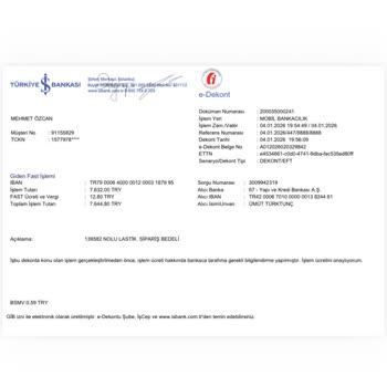 Sipariş Gönderilmedi, İade İçin Tekrar Havale Talep Edildi