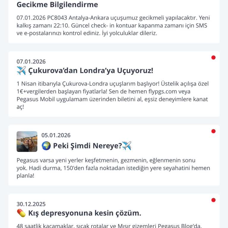 Pegasus Uygulamasındaki Yanlış Uçuş Saati Bildirimi Sonucu Uçuşa Kabul Edilmemem Ve 2.939 TL Zarar!