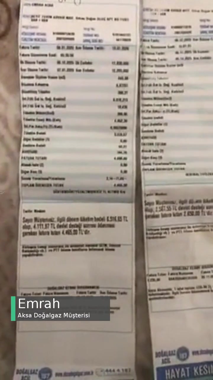 Aksa Doğalgaz Yüksek Fatura Şikayeti videonun kapak resmi