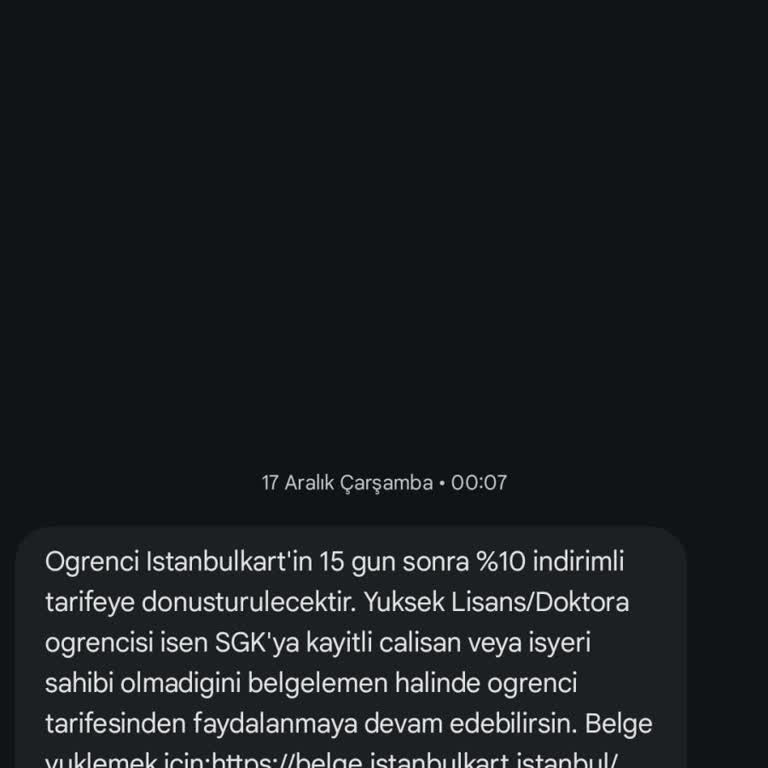 Yaş Kriterine Göre Öğrenci İstanbulkart İndiriminin Kesilmesive Eğitim Hakkının Tehdidi