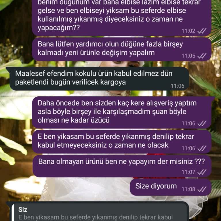 Waw Tesettür’ün Ter Kokusu Bahaneleriyle İade Reddi Ve Düğün Hazırlıklarını Bozması