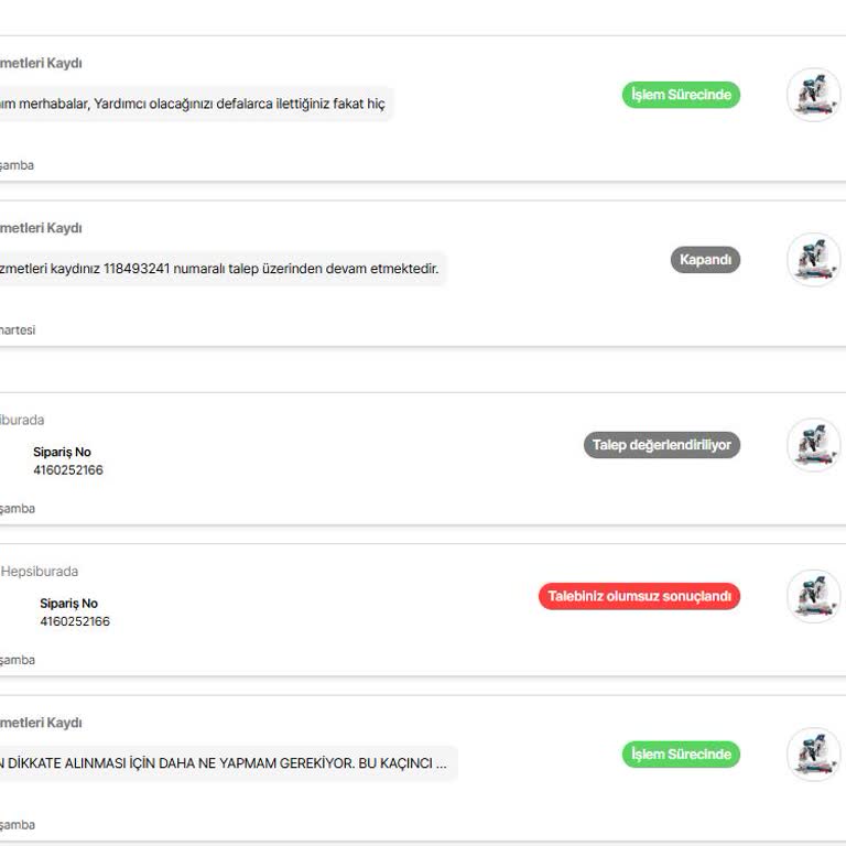 Hepsiburada'da Yanlış Ürün Gönderimi Ve Uzun Süreli Çözüm Beklemesi