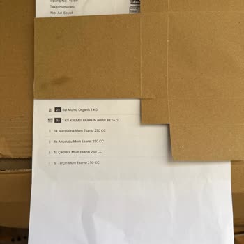 Mum Tedarik Balmumu Benzin Ve Parafin Benzeri Ağır Bir Koku Yayıyor