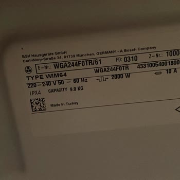 Bosch Çamaşır Makinesinin Körük Lastiği Kırıldı, Garanti Kapsamı Reddedildi