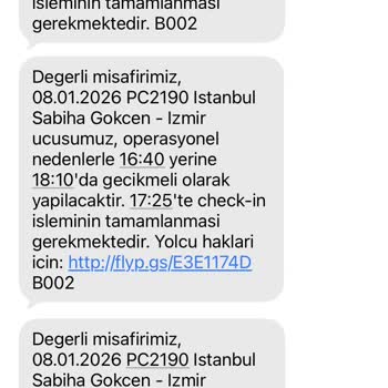 Pegasus İstanbul-İzmir Uçuşunda Uzun Rötar ve Bebek İçin Yetersiz İkram