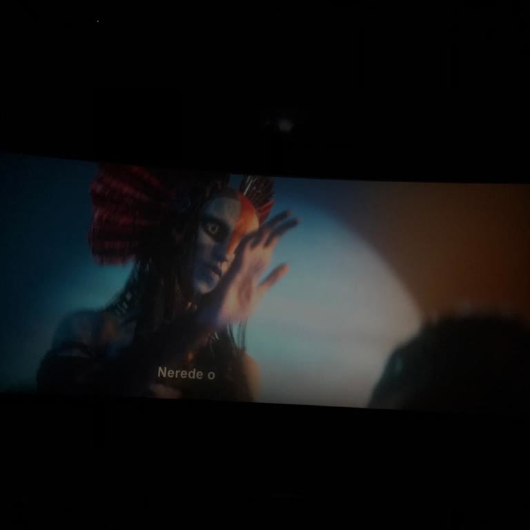 Mall Of Antalya Cinetech 3.Salonda Avatar 3 3D Görüntüsü Karanlık ve Renk Bozulması