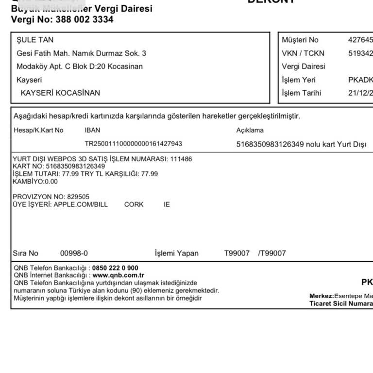 İzinsiz Yurt Dışı WebPOS İşlemleri Kartımdan Çekildi