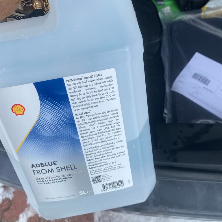 Shell İstasyonunda Cam Suyu Yanlışlıkla AdBlue Verildi, Güvenlik Riski Oluştu