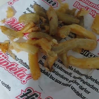 Öncü Döner’de Yanmış Patatesli Dürümler Müşteriyi Şokladı