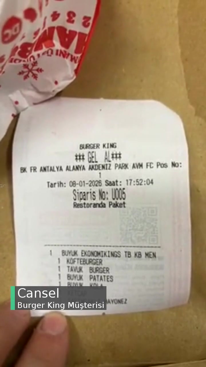 Akdenizpark Burger King Sipariş Gönderim Şekli! videonun kapak resmi