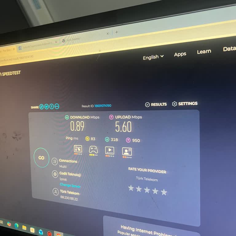 İzinsiz 545 TL Fatura Ve Sürekli Kopan 0.7 Mbps İnternet Hızı