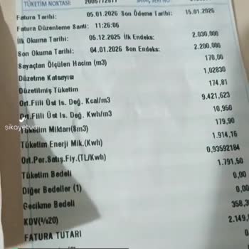 Aksa Doğalgaz'ın Öyle Bir Abone Yok Dediği Kişiye Kestiği Fatura