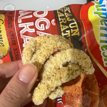 Superfresh Cajun Soğan Halkası Bir Hamur Olarak Geldi, Kızartma İçin Kullanılamaz